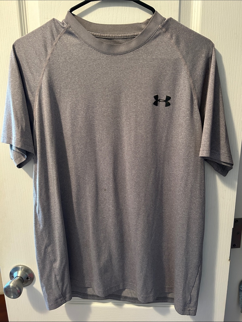 Under Armour Gray Heather Short Sleeve Athletic Tee